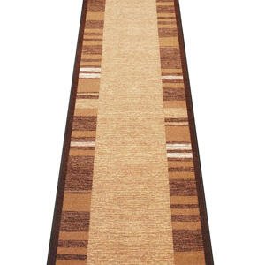 Kusový koberec GENEVE hnědá 67 x 150 cm