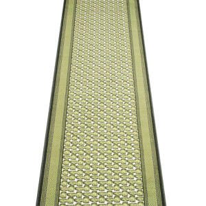 Kusový koberec GRENOBLE zelená 67 x 350 cm
