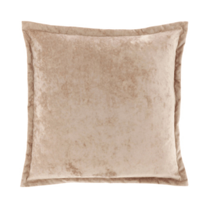 Sametový dekorační polštářek TATUM 45x45 cm, starorůžový