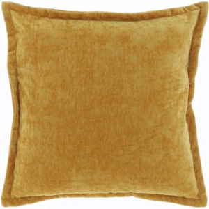 Sametový dekorační polštářek VIOLA 45x45 cm, oranžový