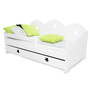 Dětská postel Miki 80 x 160 cm Rošt: S lamelovým roštem, Matrace: Matrace EASYSOFT 8 cm