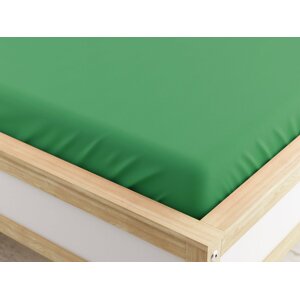 Jersey prostěradlo MICRO zelené 140 x 200 cm