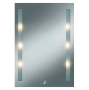 Zrcadlo Jaques KristallForm Moonlight / 50 x 70 cm / 36 W / 2 LED výřezy