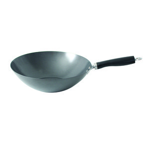 German Indukční wok pánev / Ø 30 cm / 6 l / černá