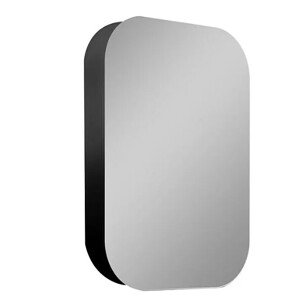 Zrcadlová skříňka DSK Elegance / LED osvětlení / 2 police / 40 x 60 cm / černá