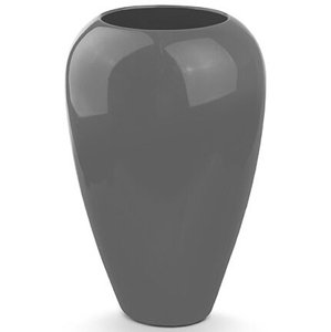 German LARIX Keramická váza / 20 cm / šedá