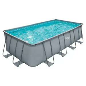 Nadzemní bazén Frame-Pool Summer Waves Elite obdélník / filtrační čerpadlo / 549 x 274 x 132 cm / šedá