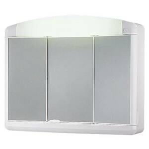Zrcadlová skříňka Jokey Max / LED osvětlení / 65 x 54 cm / plast / bílá