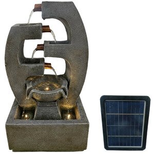 Zahradní solární fontána EmaHome SF-06 / polyresin / 27,5 x 18 x 47,5 cm