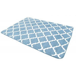 Tutumi Plyšový koberec 3D MAROKO 160 x 230 cm - Modrý