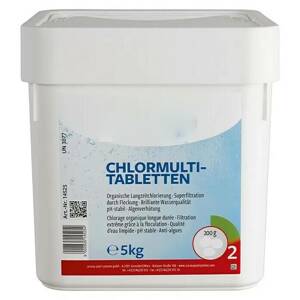 German Multifunkční dezinfekční tablety / 5 kg / vhodné pro bazénovou desinfekci